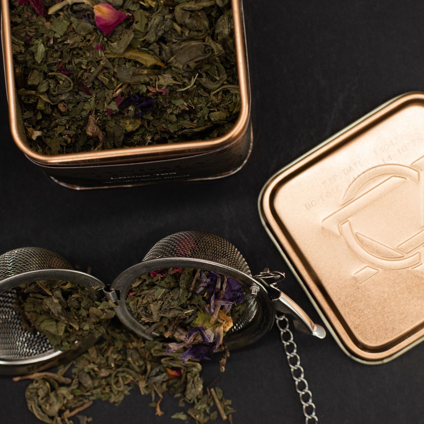 Mezcla de Té Artesanal Serenity Souk- 50gr Lata